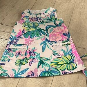 Lilly Pulitzer Floral Toddler Dress with Pockets